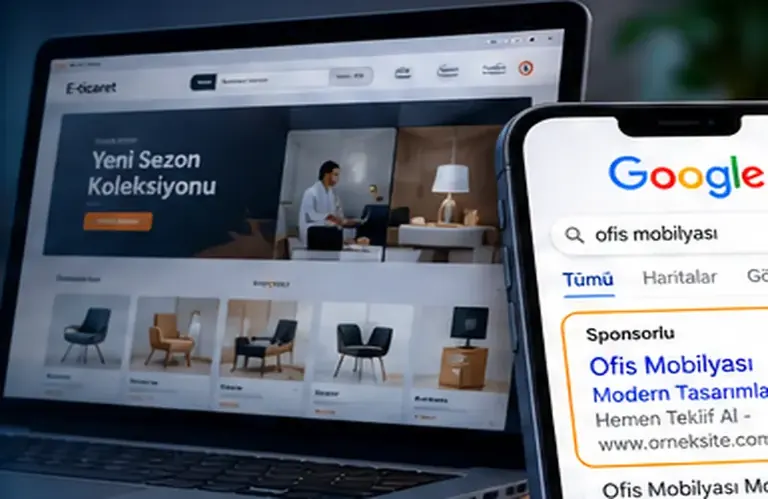 Shopify Dönüşüm Oranı Optimizasyonu hizmetinde inceleme, uygulama ve teslim sürecini gösteren örnek görsel