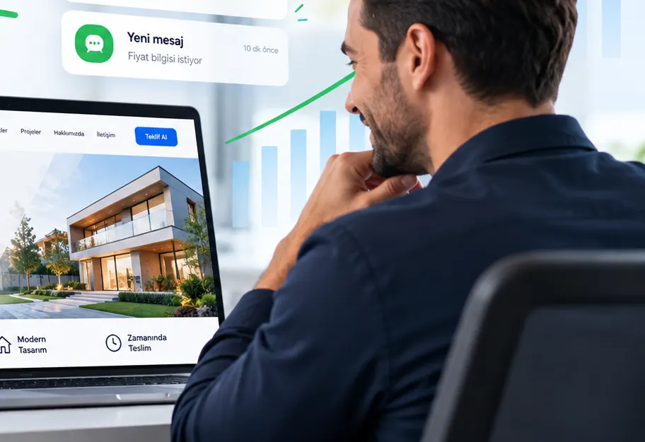 Web tasarım projesinde web sitesi üzerinden gelen müşteri talepleri
